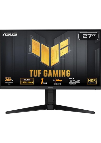 Tuf Gaming VG27AQML1A 27" 1 Ms 2k Pivot IPS 260 Hz Oyuncu Monitörü - Teşhir