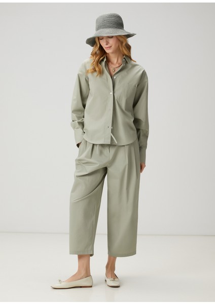 Mint Saten Poplin Gömlek fiyatları