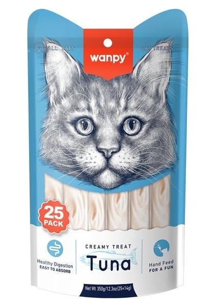 Ton Balıklı Krema Kedi Ödülü 25X14GR