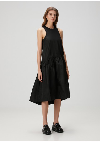 Duchesse Siyah Midi Elbise modelleri