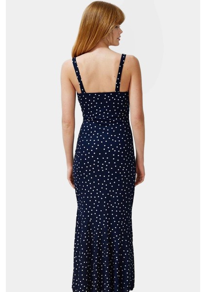 Bodycon Maxi Elbise Nefes Alan Polyester Elastan Kumaş Casual Stil Kolsuz Özenle Seçilmiş fiyatları