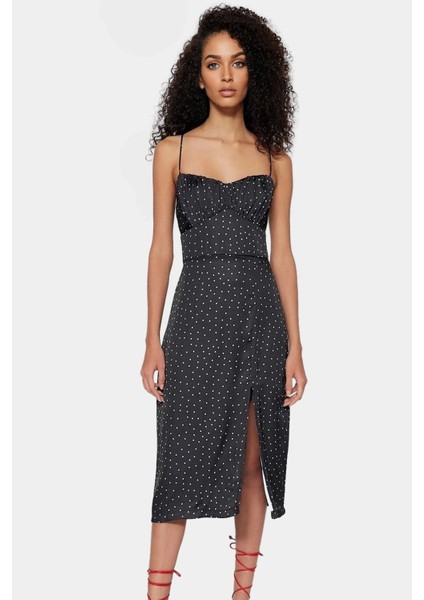 Şık Leopar Desenli Midi Elbise Yaz Için Mükemmel Özenle Seçilmiş Yüksek Kalite fiyatları