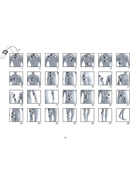 Pembe Tens Elektrod Pedi 5x5 Cm, 20 Adet, Güçlendirilmiş ve Yapışkanlı Kumaş, 5 Paket