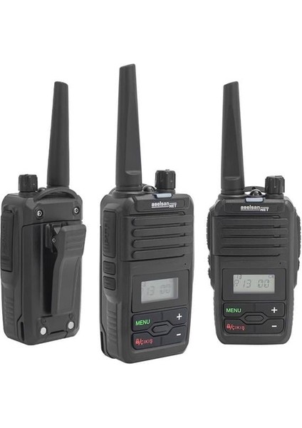 A446T 16 Kanal 12 Km Menzil Ekranlı Tekli Set El Telsizi