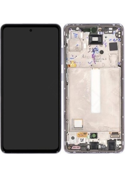 Samsung A52S A528F Çıtalı Beyaz Uyumlu Ekran LCD Dokunmatik