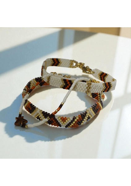 Etnik Desenli El Yapımı 3’lü Miyuki Boncuk Bileklik Seti |ETSVK02 fiyatları