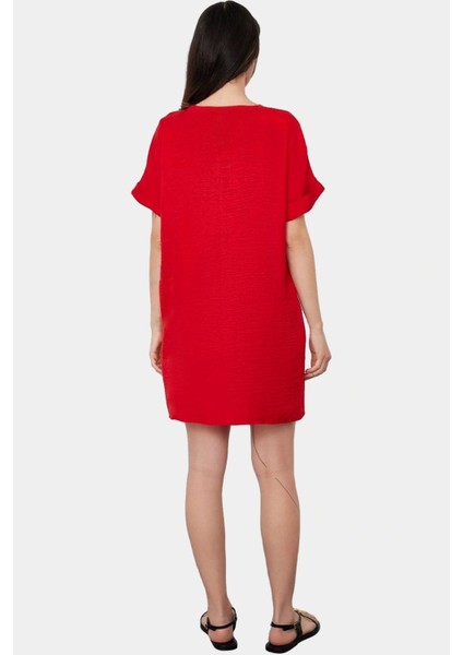 Aerobin Dokuma Mini Elbise Rahatlık ve Şıklık Bir Arada Rahat Şık Uzun Ömürlü Özenle Seçilmiş fiyatları