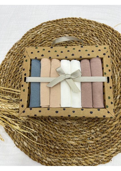 Uni Style Desenli Penye Bebek Ağız Mendili 7'li 2025 modelleri