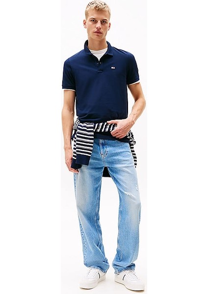 Erkek Tjm Slim Fit Polo T-Shirt - Lacivert fiyatları