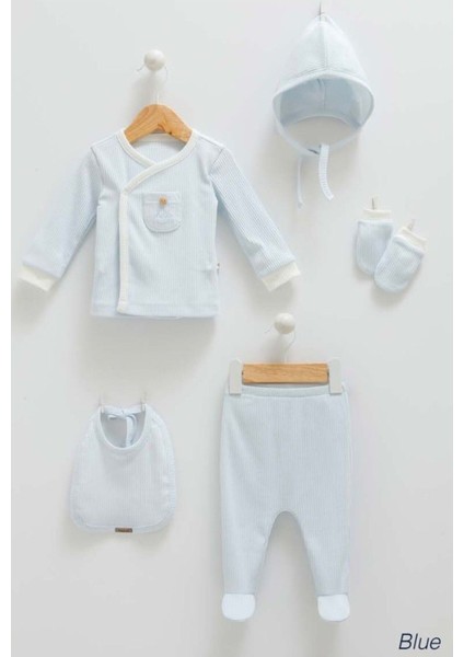 Happy Boy 5'li Set Bebek Hastane Çıkışı 2025 (Yenidoğan)