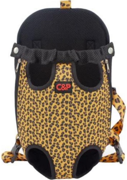 Yemcipetshop Calm Carrie Leopar Desenli Köpek Ana Kucağı Xxs