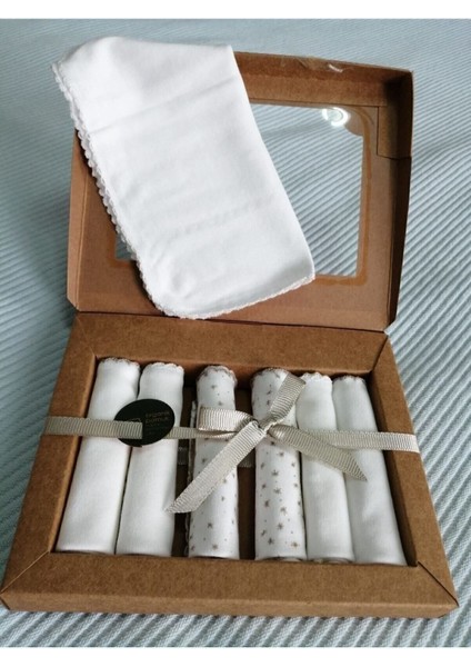 Llama Kids Organik 7'li Bebe Ağız Mendili - Ekru modelleri