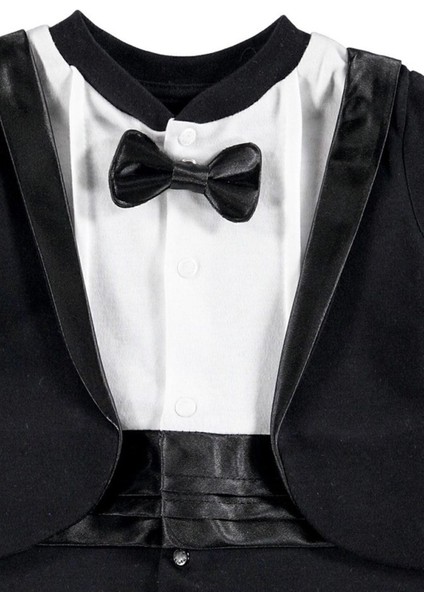 Bebek Smokin Interlok Uzun Kol Patikli Bebe Yaka Tulum fiyatları