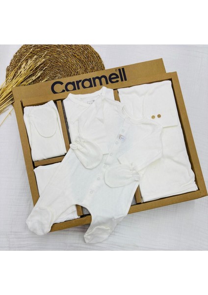 Jakarlı Yazlık Ayı Desenli 10'lu Hastane Çıkışı Zıbın Seti (Yenidoğan) 2025 modelleri