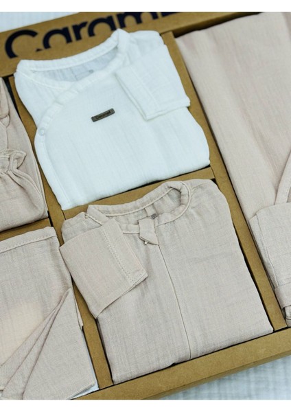 Müslin 10'lu Set (Yazlık) Hastane Çıkışı Zıbın Seti