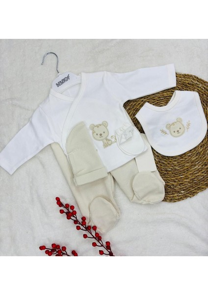 Sevimli Kaplan Desenli 5'li Hastane Çıkışı