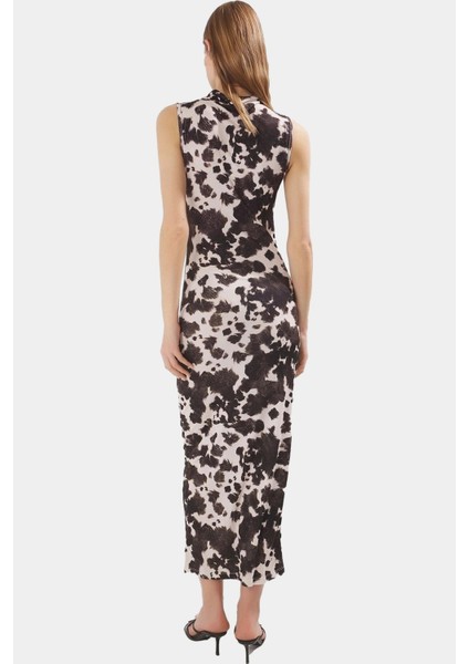 Şık Bodycon Maxi Elbise Polyester Elastan Karışımı Rahat Günlük Profesyonel Görünüm Konforlu Kesim modelleri