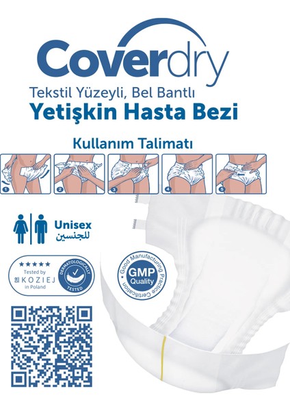 Bel Bantlı Hasta Bezi Small 30'lu 6 Paket fiyatları