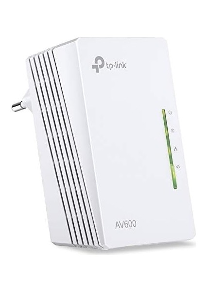 TL-WPA4220 AV600 Wi-Fi N300 Wi-Fi Güç Hattı (600 Mbit/sn Maksimum Powerline, 300 Mbit/sn Wlan 2.4 Ghz, Tüm Powerline Adaptörleriyle Uyumlu, 1 Parçalı), Beyaz