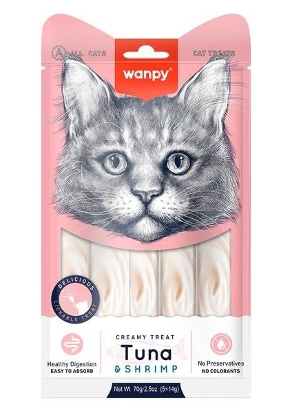 Ton-Karides Kedi Krema Ödül Maması 5X14GR