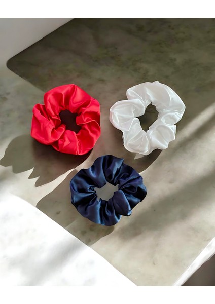 Özel Kutuda Liberty – Saten Scrunchie 3’lü Set modelleri