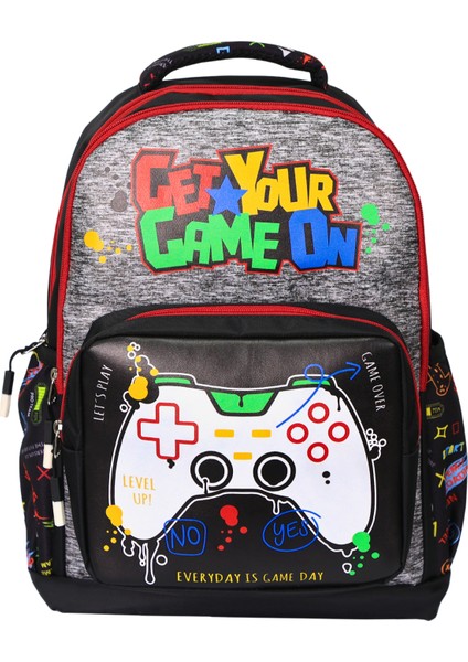 Suya Dayanıklı Erkek Çocuk Ortopedik Gamer Desen İlkokul Sırt Çantası Beslenme, Kalemlik Lüks Okul Çantası fiyatları