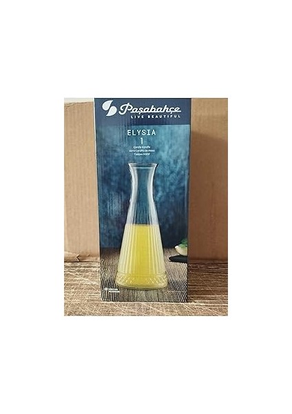 Elysia Karaf Limonata Şişesi Vazo Şişe Sürahi 940 cc Kapaksız
