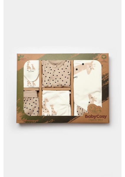 Organik Zürafa Desenli 10 Lu Set CSY5112 indirimleri