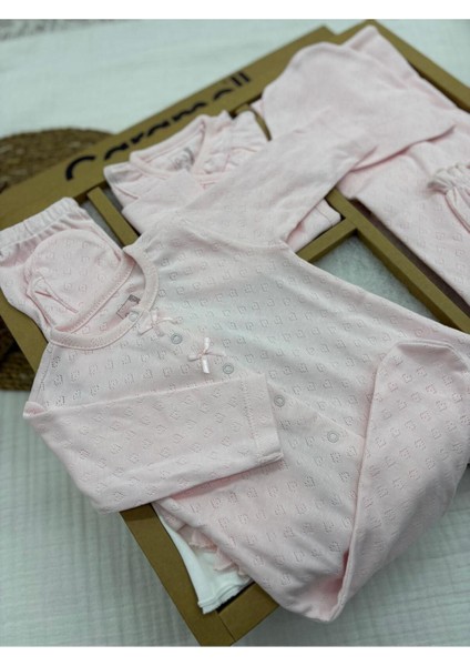 Jakarlı 10'lu Yazlık Hastane Çıkışı Zıbın Seti (Yenidoğan) 2025