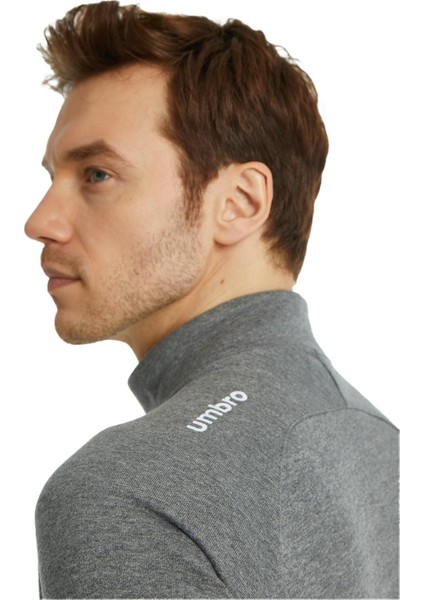 Orijinal Lisanslı Dik Yaka Fermuarlı Gri Sweat modelleri