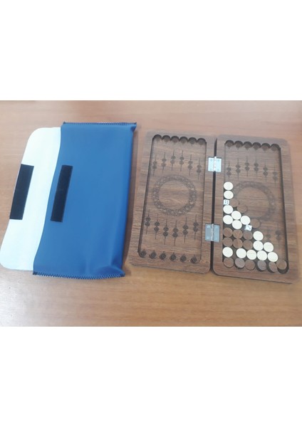 Mini Tavla Seyahat Tavla Cep Tavla 24X24 Özel Deri Kılıflı-Fenerbahçe fırsatları