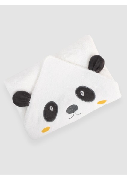 Panda Desenli Bambu 0- 24 Ay Bebek Bornoz Seti fırsatları