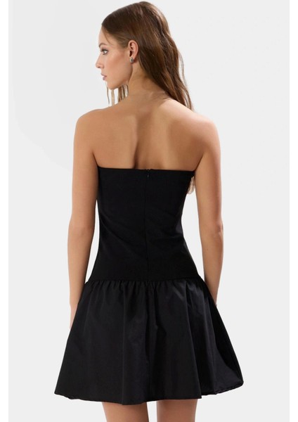 A Line Mini Elbise Renk Pamuklu Elastan Örme Kumaş Günlük Şık Tarz Mükemmel Uyum fiyatları