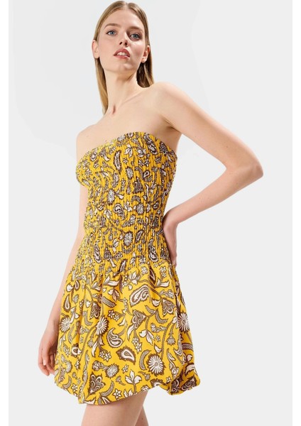 Yazlık Mini Elbise Pamuk Dokuma Ekose Casual Skater Zarifane Tasarım Kaliteli Işçilik fiyatları