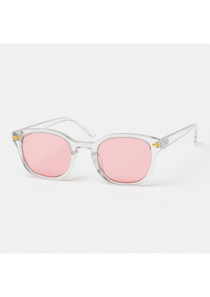 Pilane Pembe Cam Vintage & Retro Unisex Güneş Gözlüğü