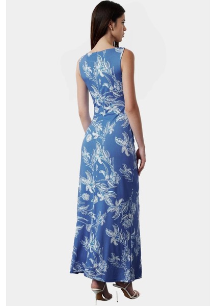 Maxi Elbise Çiçek Baskı Bodycon Kalıp Örme Kumaş Yazlık Uzun Ömürlü Özenle Seçilmiş modelleri