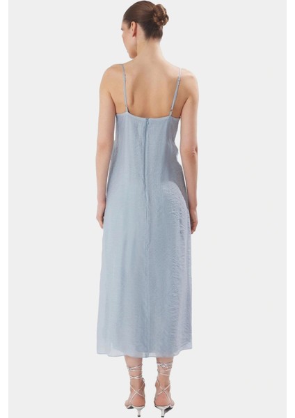 Düz Kesim Astarlı V Yaka Maxi Elbise Rahat ve Şık Yazlık Kaliteli Işçilik fiyatları