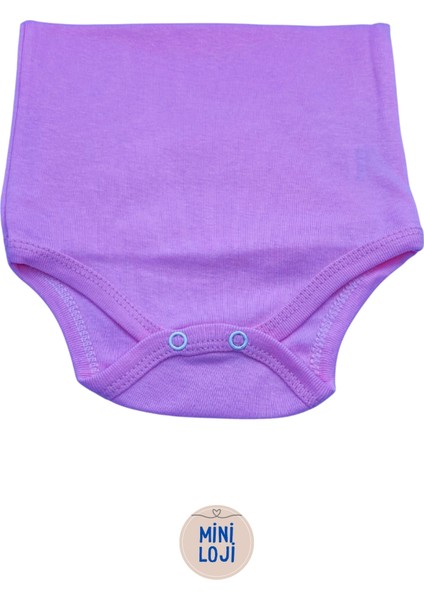 3'lü Düz Pembe Bebek Zıbın Seti – %100 Pamuk, Unisex, Yenidoğan Body