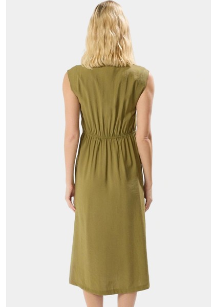 Renk Modal Midi Gömlek Elbise Günlük ve Şık Kombinler Için Dayanıklı Malzeme Kaliteli Işçilik