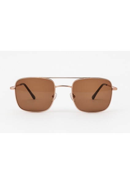Mavelle Kahverengi Vintage & Retro Unisex Güneş Gözlüğü