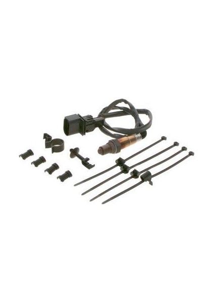 BOSCH-0258007355 - Oksıjen Sensoru Lambda Sondası (5 Kutuplu 780MM) Golf V Caddy Iıı A2 Fabıa Octavıa 00>08