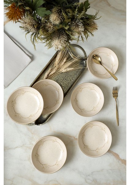 Taupe Bloom Halka Çerezlik / Sosluk 13 cm 6 Adet 22528 fiyatları