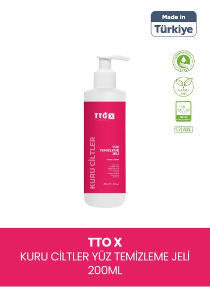Yüz Temizleme Jeli – Kuru Ciltler 200 ml
