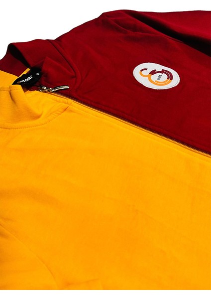 Orijinal Lisanslı Sarı Kırmızı Parçalı Hakim Yaka Sweat Uçlu Kalem Bileklik Set Hediyelik Ahşap Kutulu