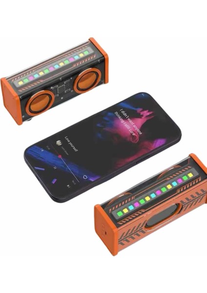 Rgb Işıklı Hoparlör Taşınabilir Hoparlör Kablosuz Bluetooth 5.0 Bağlantı