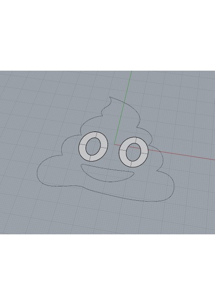 Kaka Emoji Çerez Kesici (Sadece Plastik Aparattır) 3D indirimleri