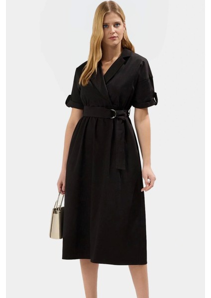 Rahat ve Şık Midi Elbise Dokuma Kumaş A Kesim Yazlık Kullanım fiyatları