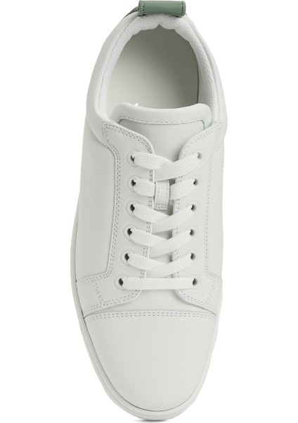 Fun Louis Junior Beyaz Yeşil Erkek Deri Sneaker fırsatları