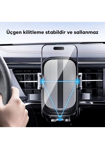 Ally B093 Yuvarlak Havalandırma Uyumlu Araç Içi Telefon TUTUCU-(1903) - TKNAL6006-5651 fiyatları