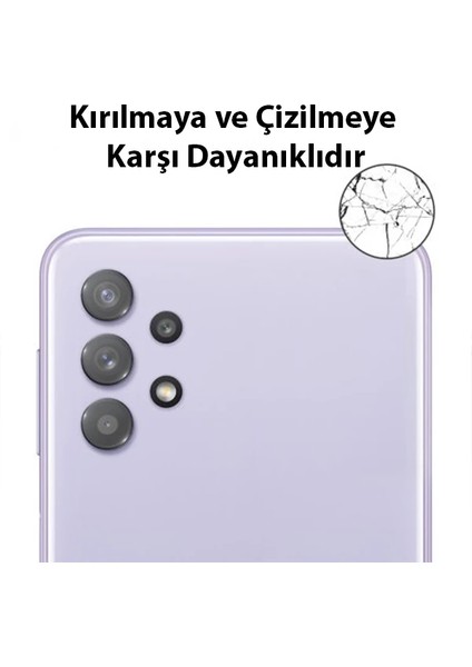 Ally Samsung Galaxy A32 4g Tempered Glass Cam Kamera KORUYUCU-(1903) - TKNAL8526-9849 fiyatları